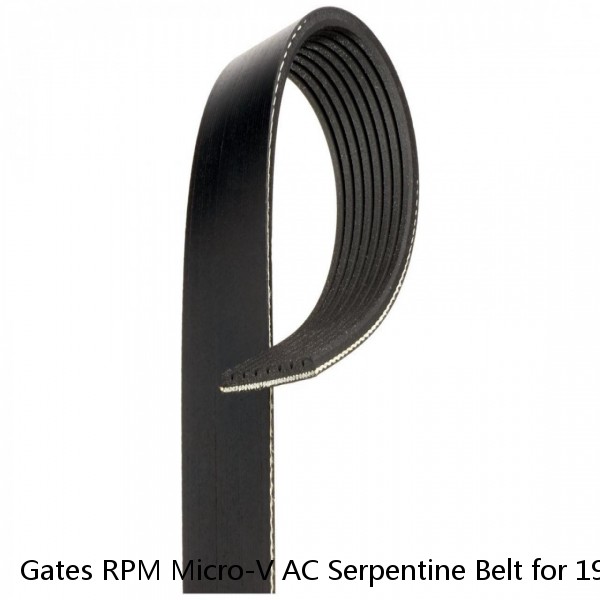 Gates RPM Micro-V AC Serpentine Belt for 1991-1993 BMW 318is 1.8L L4 wy