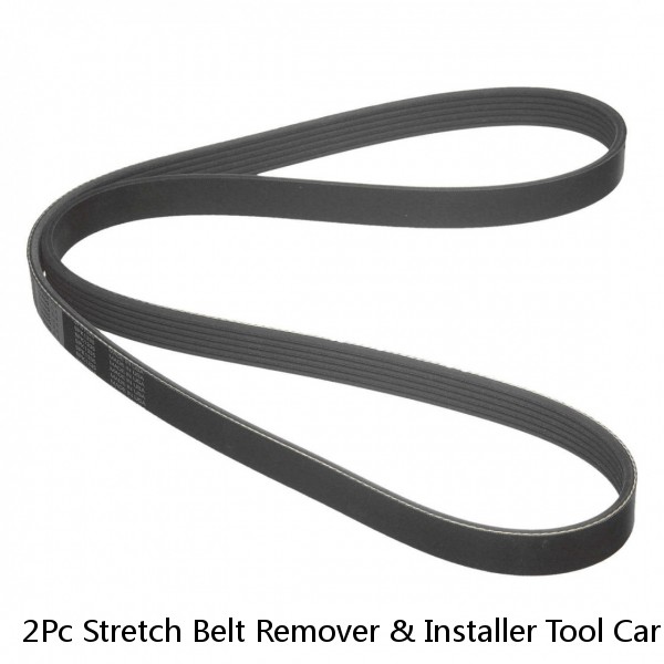 2Pc Stretch Belt Remover & Installer Tool Car Ribbed Drive Belt Removal Aid Tool