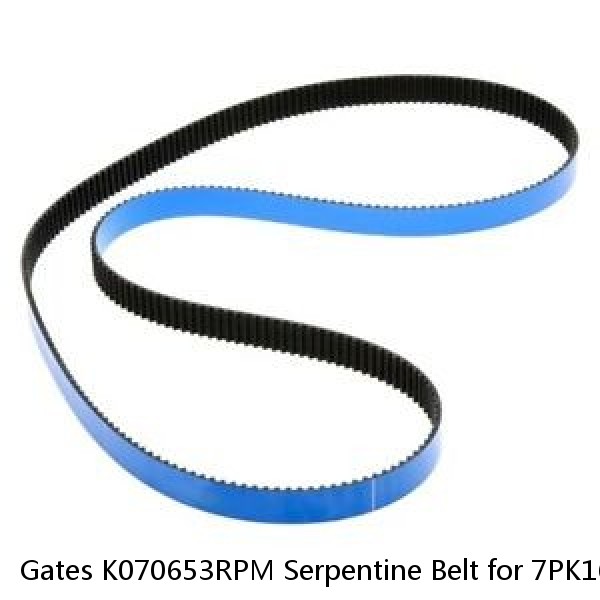 Gates K070653RPM Serpentine Belt for 7PK1657 31110RRA003 38920PNF004 7PK1660 mp #1 small image
