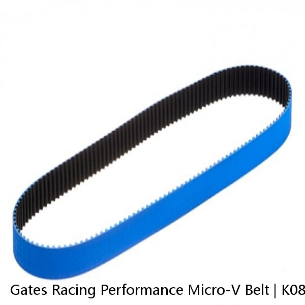 Gates Racing Performance Micro-V Belt | K08 1 3/32in x 49 1/8in | Black #1 small image