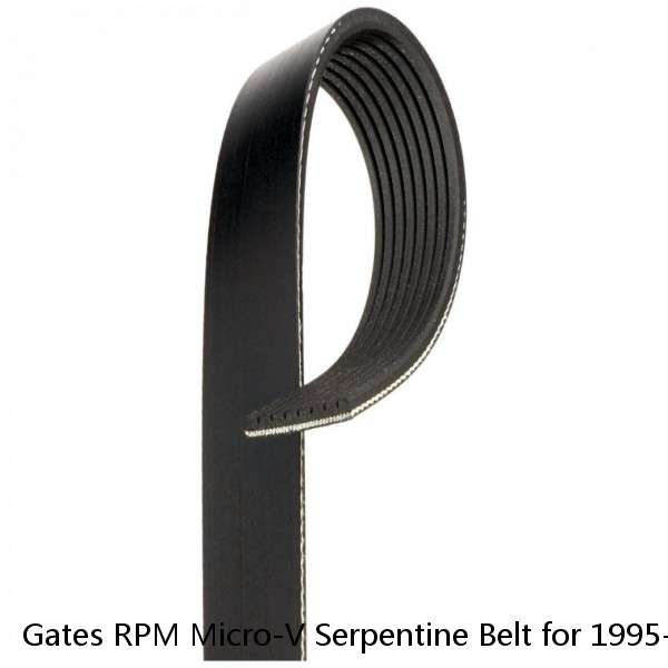 Gates RPM Micro-V Serpentine Belt for 1995-1999 Ford Crown Victoria 4.6L V8 pk #1 small image