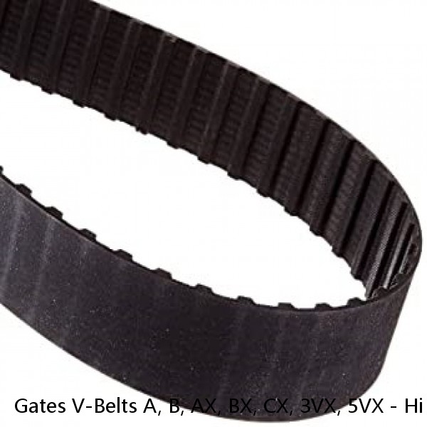 Gates V-Belts A, B, AX, BX, CX, 3VX, 5VX - Hi Power II, Tri Power, Super HC