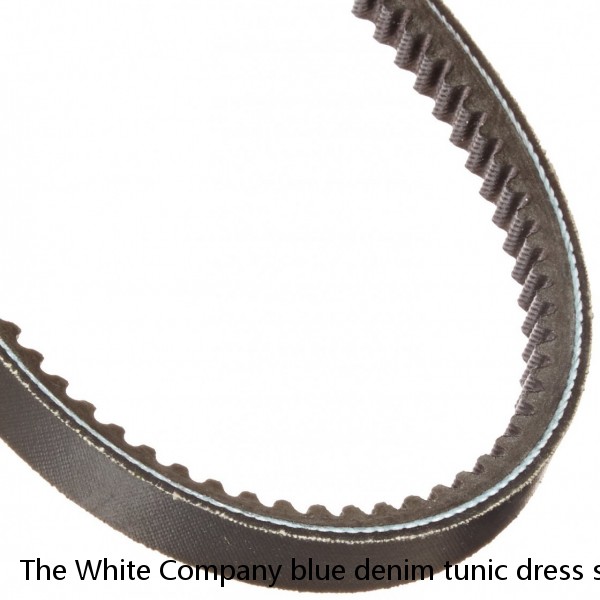The White Company blue denim tunic dress size UK8 #1 small image