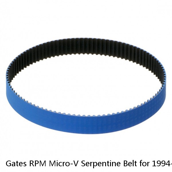 Gates RPM Micro-V Serpentine Belt for 1994-1999 Mercedes-Benz SL600 6.0L V12 xn #1 image