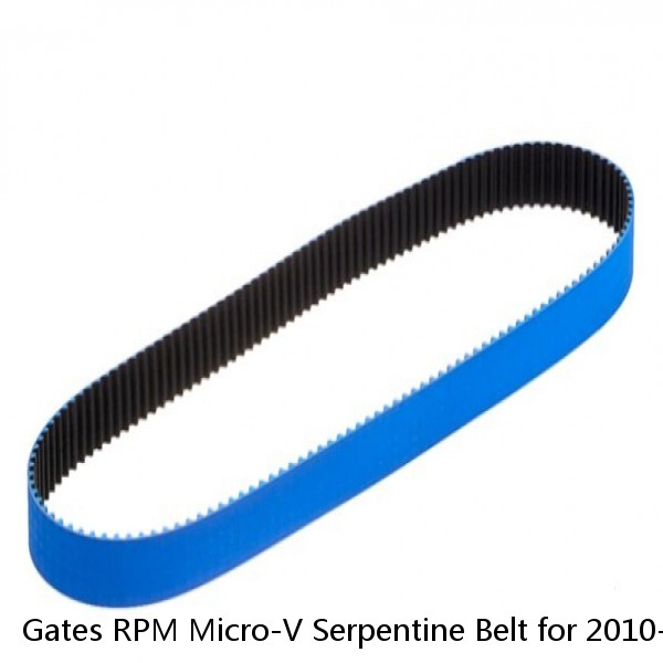 Gates RPM Micro-V Serpentine Belt for 2010-2014 Hyundai Genesis Coupe 3.8L jq #1 image